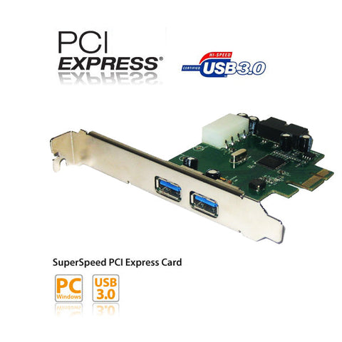 4 Port Usb3.0 Pci Expresses Card (2 External + Dual Internal Connector) Other Interface/Add On Cards