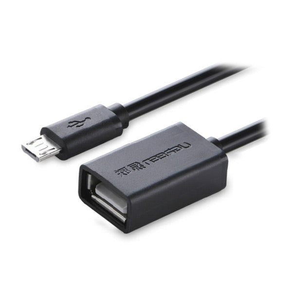 Ugreen Usb 2.0 Female To Micro Male Otg Cable (10396) Usb Cables Hubs & Adapters