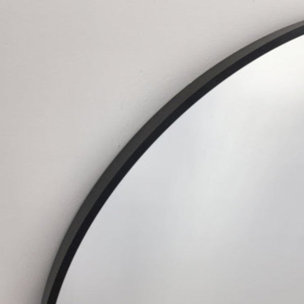 Small Black Metal Arch Mirror 80Cm X 100Cm Mirrors