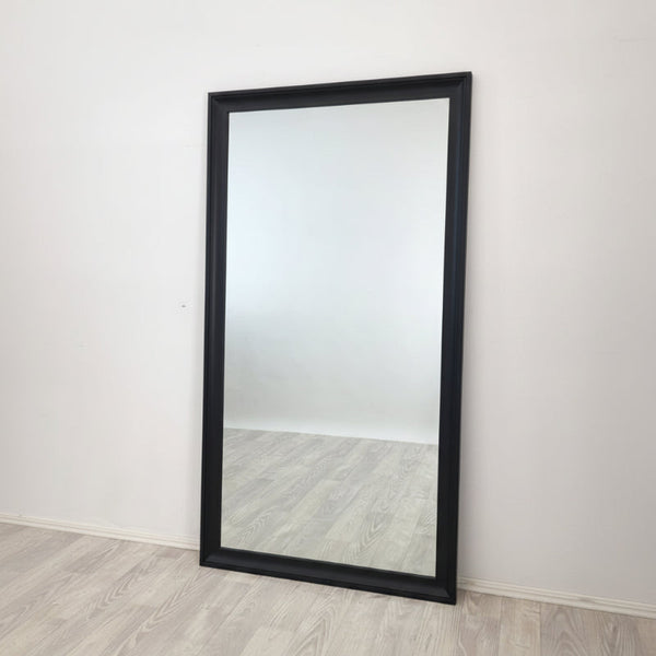 French Provincial Ornate Mirror Black X Large 100Cm 190Cm Mirrors