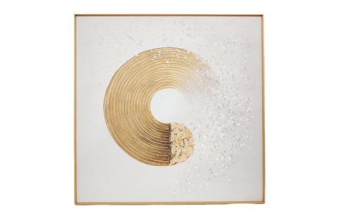Spiral Square Framed Canvas Wall Art Small Posters & Prints