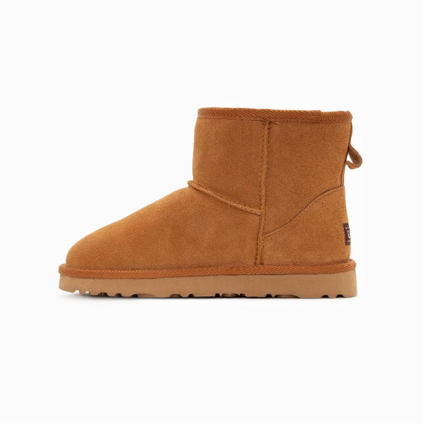 Ugg Boots Genuine Australian Sheepskin Unisex Mini Classic Suede (Chestnut Eu36) Slippers