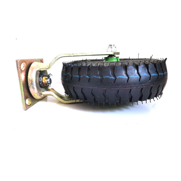 4X 10 Inch Swivel Castor Caster Pneumatic Tyres Wheels Trolley Cart Wheelbarrow Castor Wheels