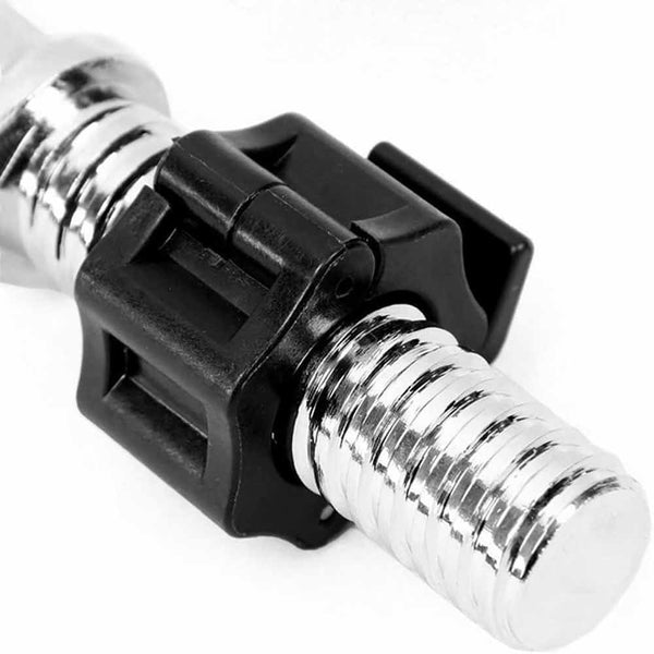 2Pcs 1In / 25Mm Dumbbell Clamps Barbell Collars Clips Plates Black Barbells & Attachments