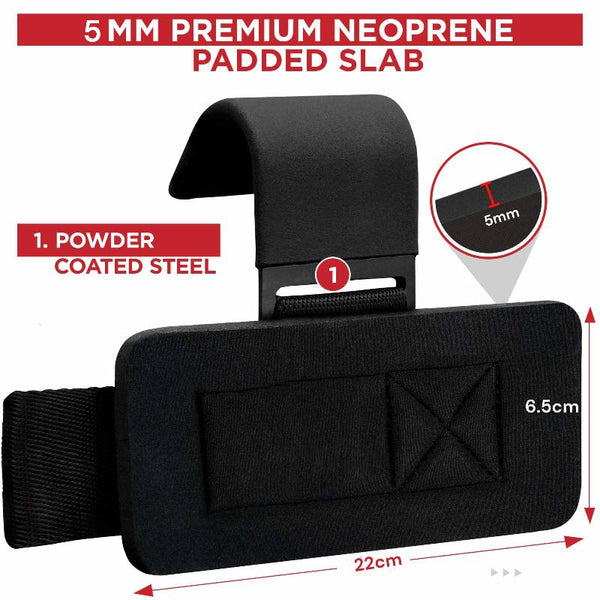 Pair Weight Lifting Hooks Straps Grip Wrist Wrap Support Powerlifting Deadlift Pull Up Gloves Straps & Hooks