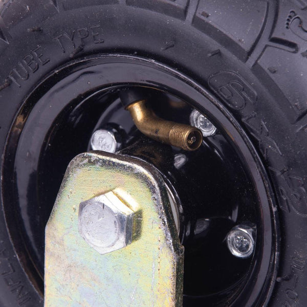 4X 6 Inch Castor Caster 2X Swivel Fixed Pneumatic Tyres Wheels Trolley Cart Wheelbarrow Castor Wheels