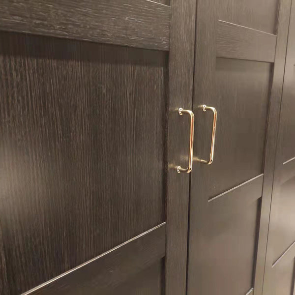 96Mm Polished Gold Furniture Kitchen Bathroom Cabinet Handles Drawer Bar Pull Knob Cabinet Pulls
