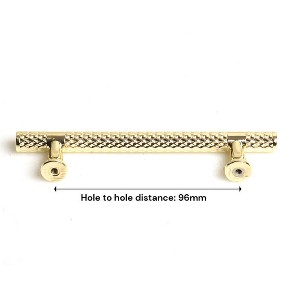 Gold Solid Zinc Kitchen Cabinet Handles Drawer Bar Pull 96Mm Kitchen Cabinet Doors And Fronts