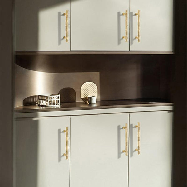 Gold Solid Zinc Kitchen Cabinet Handles Drawer Bar Pull 96Mm Kitchen Cabinet Doors And Fronts