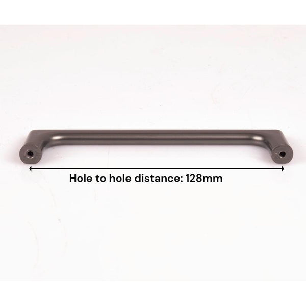 Black Zinc Kitchen Cabinet Handles Drawer Bar Pulls 128Mm Cabinet Pulls