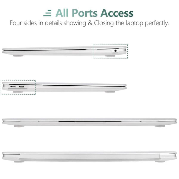 Macbook Air 13 Inch Case 2020 2019 2018 A1932 A2179 A2337 Shell Keyboard Cover Clear Laptop Cases & Bags