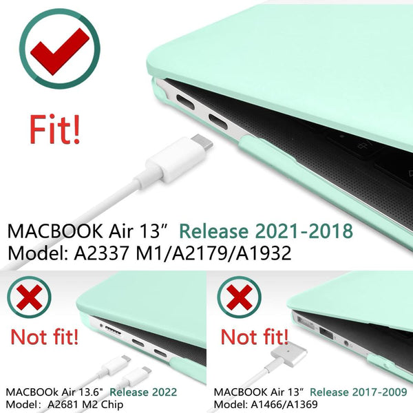 Macbook Air 13 Inch Case 2020 2019 2018 A1932 A2179 A2337 Shell Keyboard Cover Case Mods Stickers & Decals
