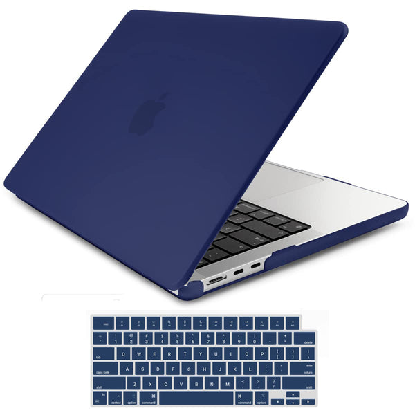 Suitable For 2023 2022 Macbook Air 13 Inch Case M2 Model A2681 Hard Shell Keyboard Cover Blue Laptop Cases & Bags