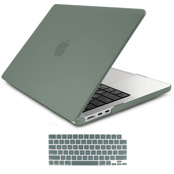 Suitable For 2023 2022 Macbook Air 13 Inch Case M2 Model A2681 Hard Shell Keyboard Cover Midnight Green Laptop Cases & Bags