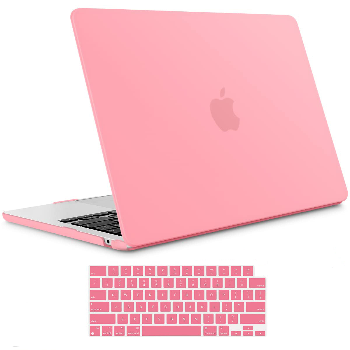 Suitable For 2023 2022 Macbook Air 13 Inch Case M2 Model A2681 Hard Shell Keyboard Cover Pink Laptop Cases & Bags