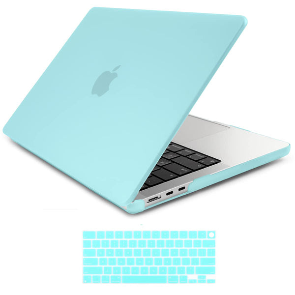 Suitable For 2023 2022 Macbook Air 13 Inch Case M2 Model A2681 Hard Shell Keyboard Cover Turquoise Laptop Cases & Bags