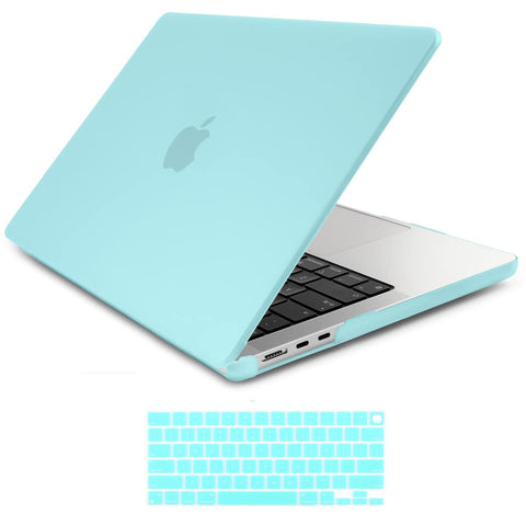 Suitable For 2023 2022 Macbook Air 13 Inch Case M2 Model A2681 Hard Shell Keyboard Cover Turquoise Laptop Cases & Bags