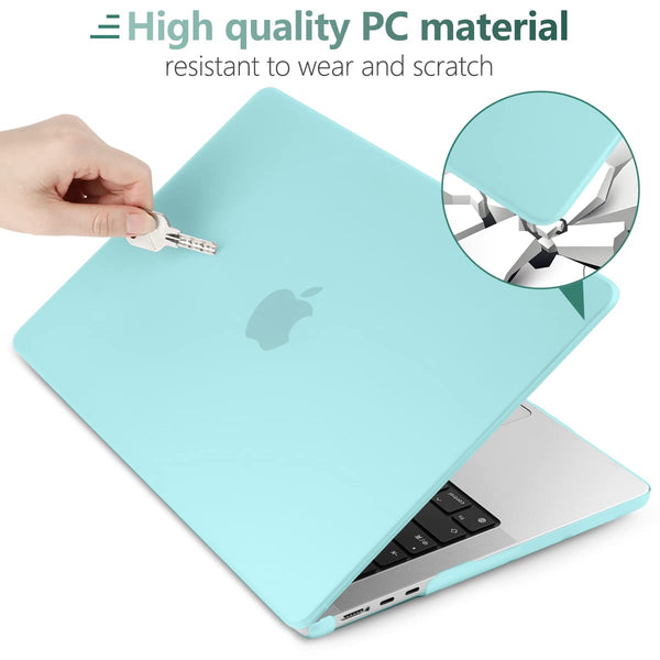 Suitable For 2023 2022 Macbook Air 13 Inch Case M2 Model A2681 Hard Shell Keyboard Cover Turquoise Laptop Cases & Bags