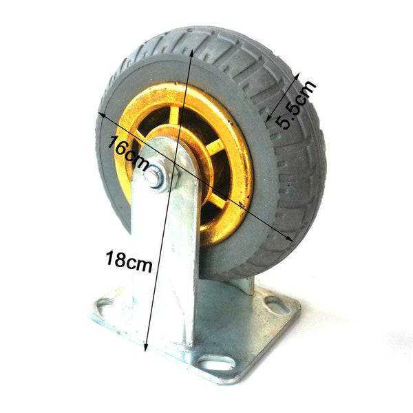 6" 150Mm Heavy Duty Industrial Fixed Caster Wheels Castor 250Kg Trolley Castor Wheels