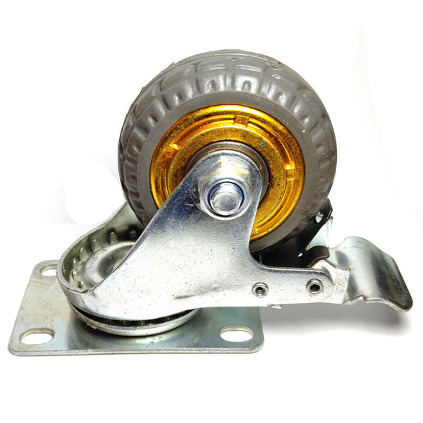 3" Heavy Duty Industrial Swivel Brake Caster Wheel Wheels Castor Load 50Kg Trolley Cart Castor Wheels