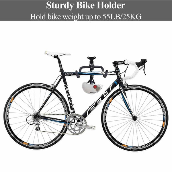 Black Storage Bicycle Wall Mount Hook Bike Rack Space Saving Bracket Bicycle Stands & Storage