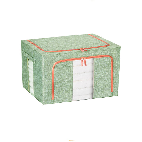 100L Cloth Storage Box Closet Organizer Bags Clothes Wardrobe Idea Green Storage Boxes