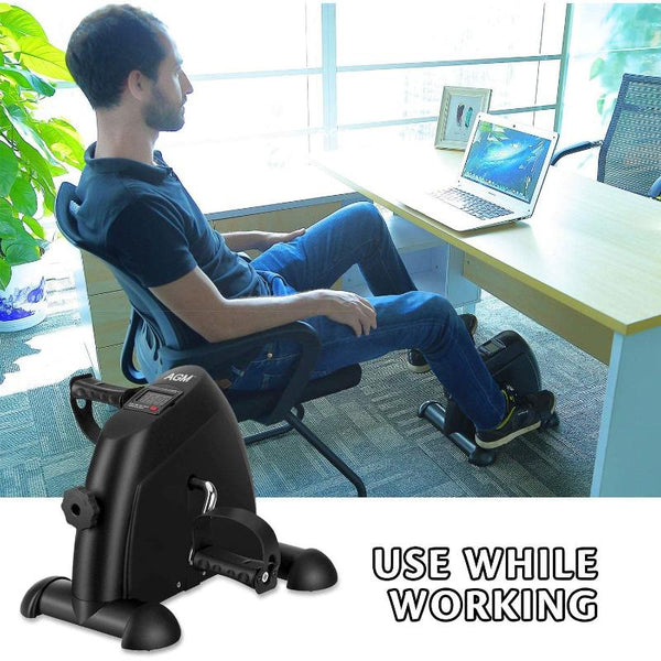 Mini Exercise Bike Pedal Exerciser Resistance Cycle Trainer Indoor Home Gym Exercise Bikes