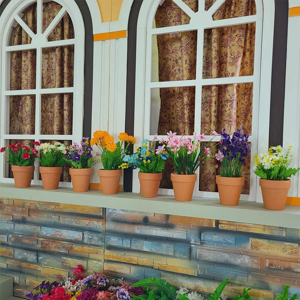 10X 5Cm Flower Pot Pots Clay Ceramic Plant Drain Hole Succulent Cactus Nursery Planter Baskets Pots Window Boxes