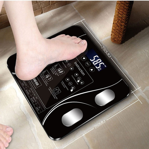 Lcd Scales Body Weight Bathroom Room Fat Gym Fitness Bmi Bmr Bathroom Scales
