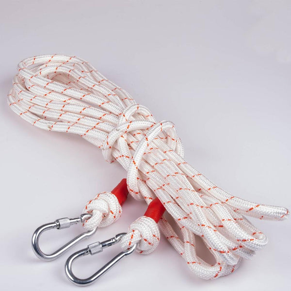 12Mm 10M Safety Climbing Rope Nylon Rock Static Outdoor Boat Anchor Marine Dock Lines Marine Rope