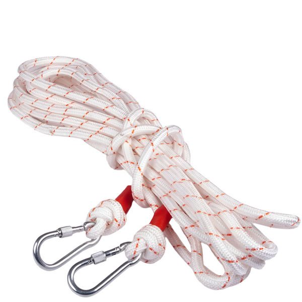 12Mm 10M Safety Climbing Rope Nylon Rock Static Outdoor Boat Anchor Marine Dock Lines Marine Rope