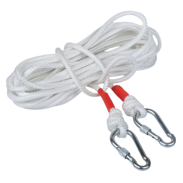 8Mm 10M Safety Climbing Rope Nylon Rock Static Outdoor Boat Anchor Marine Dock Lines Marine Rope