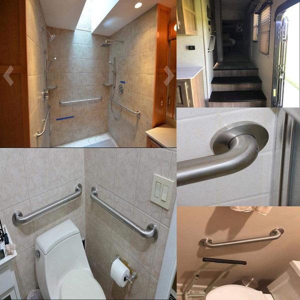 30Cm Stainless Steel Handle For Shower Toilet Grab Bar Bathroom Stairway Handrail Elderly Senior Assist Handles & Rails