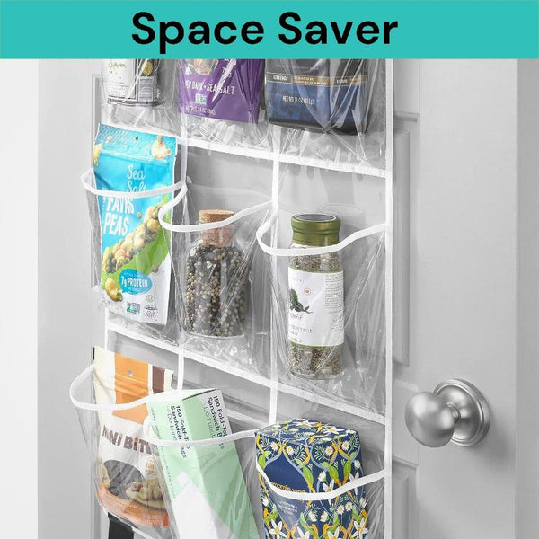 15 Pockets Over The Door Rack Hanging Kitchen Organizer Pantry Shoe Storage Shoe Organisers