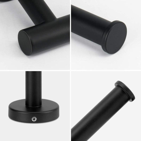 Toilet Paper Holder Black Wall Mount Bathroom Roll 304 Toilet Paper Holders & Storage