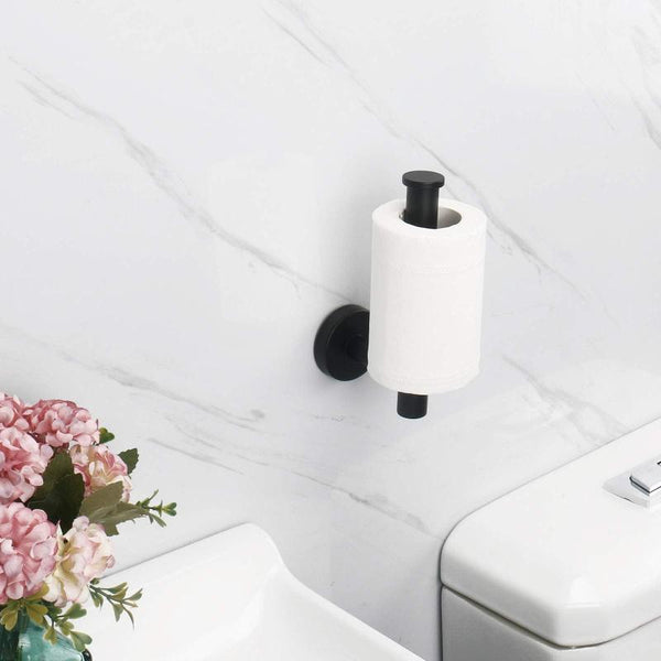 Toilet Paper Holder Black Wall Mount Bathroom Roll 304 Toilet Paper Holders & Storage