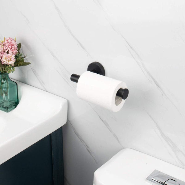 Toilet Paper Holder Black Wall Mount Bathroom Roll 304 Toilet Paper Holders & Storage