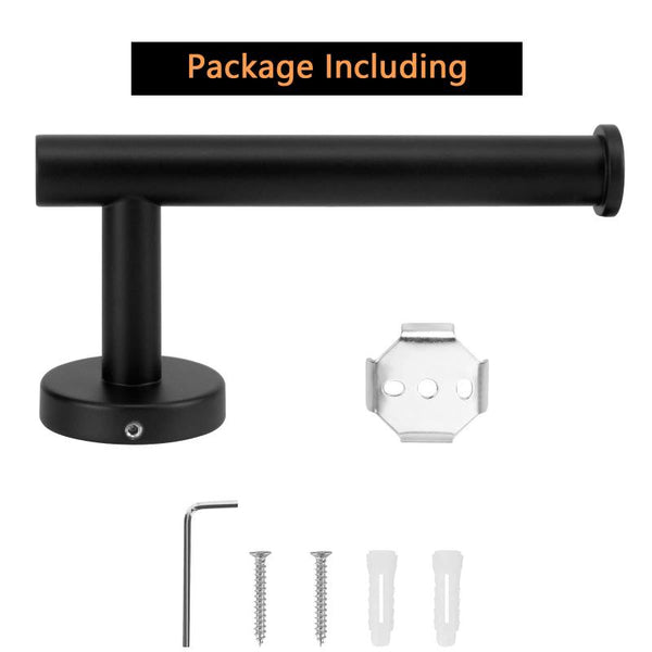 Toilet Paper Holder Black Wall Mount Bathroom Roll 304 Toilet Paper Holders & Storage