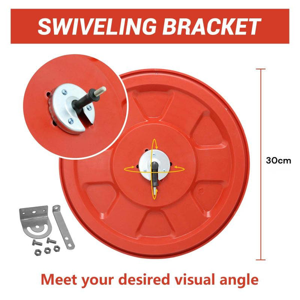 30Cm Traffic Blind Spots Curved Convex Mirror Wide Angle For Driveway Warehouse Garage Security Traffic Mirrors