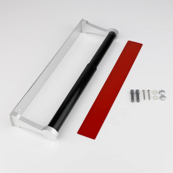 Kitchen Paper Holder Under Cabinet Screw Wall Mount Adhesive Towel Rectangle Silver Paper Towel Holders