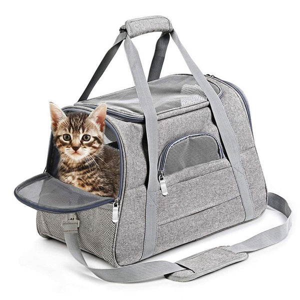 Pet Carrier Bag Travel For Cats And Small Dogs Cozy Bed Shoulder Strap Pet Transport