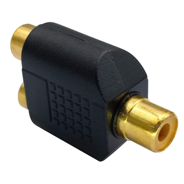 Rca Female To Audio Splitter Adapter Connector Coupler Audio Cables & Adapters