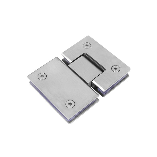 Shower Glass Door Gate Hinge 304 Stainless Steel 180 Degrees Polished Chrome Finish Door Hinges