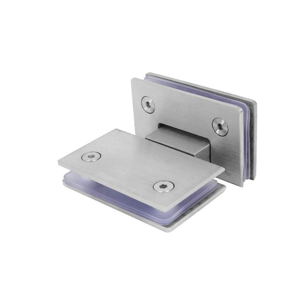 Shower Glass Door Gate Hinge 304 Stainless Steel 180 Degrees Polished Chrome Finish Door Hinges