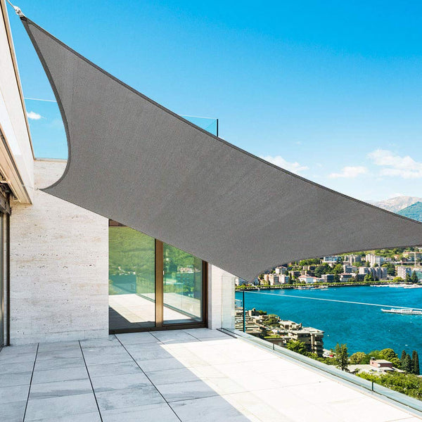 2M X 3M Grey Rectangle Sun For Patios Uv Outdoor Canopy Backyard Sunshades Shade Sails