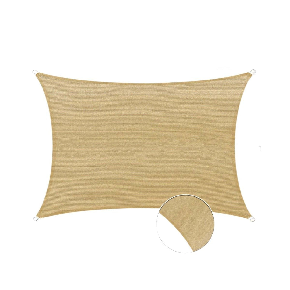 2M X 3M Rectangle Sun For Patios Uv Outdoor Canopy Backyard Sunshades Shade Sails