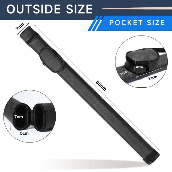 80Cm Billiard Cue Cases 1X1 Deluxe Hard Pool Stick Carrying Billiards Knives