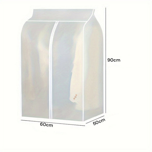 90Cm Clothes Dust Cover Wardrobe Storage Bag For Garments Suits Dresses Coats Closet Organisers