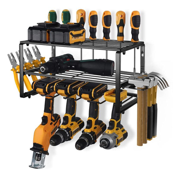 40Cm Power Tool Organizer Layers Garage Storage Rack Workshop Shelf Drill Pliers Hammer Other Tool Storage