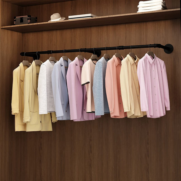 184Cm Clothing Racks For Hanging Clothes Garment Industrial Pipe Drying Clothes Hangers